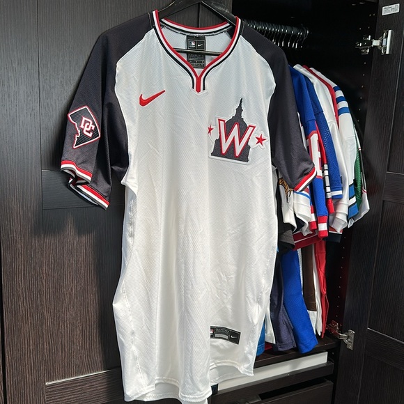 Washington Nationals Nike Alternate Elite Jersey - Navy - Picture 2 of 4